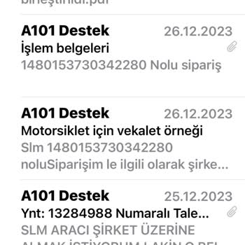 A101 Sattığı Ürünü Zamanında Vermediği İçin Bahane Üretiyor