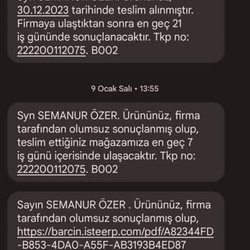 Barçın Spor Mağaza Personel Üslubu Ve Çözülemeyen Sorun