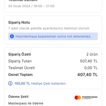 Migros Siparişim İptal Oldu