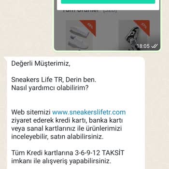 Sneakerslife.tr 1 Haftadır Kargoya Verilmiyor