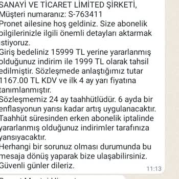 Pronet Elimiz Verdik Kolumuz Kaptırdık