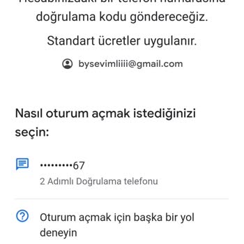 Gmail Format Sonrası Çifte Doğrulama Kodu Karmaşası