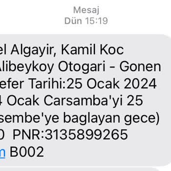 Kamil Koç'la Yaşadığımız Mağduriyet