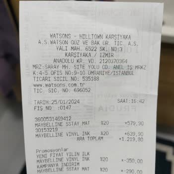 Watsons Yanlış Ve Bilinçsiz Ürün Satışı