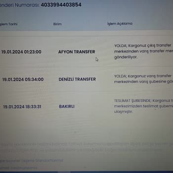 Aras Kargo Evde Olduğum Halde Ürünü Getirmiyorlar