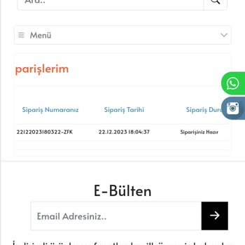 Huriş Butik Ürünüm Elime Ulaşmadı