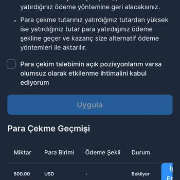 My Invest Global Para Çekimi Yapamıyorum