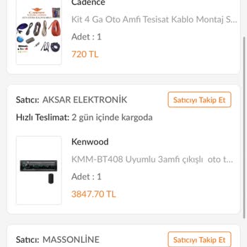 Kargoya Verilmeyen Ürün İçin Trendyol Şikayeti