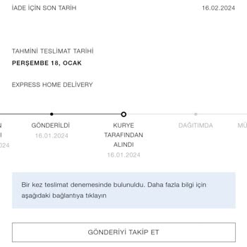 Zara Onlinedan Aldığım Sipariş 3 Haftadır Teslim Edilmedi