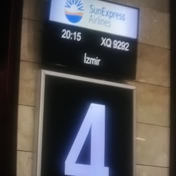 SunExpress Hava Yolları En Kötü Uçuş