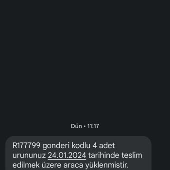 Horoz Lojistik Teslim Almadığım Ürün Teslim Edildi Mesajı