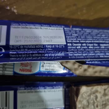 Nestle Crunch Çikolata Bozuk Çıktı