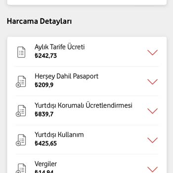 Vodafone Yurt Dışı Kullanım
