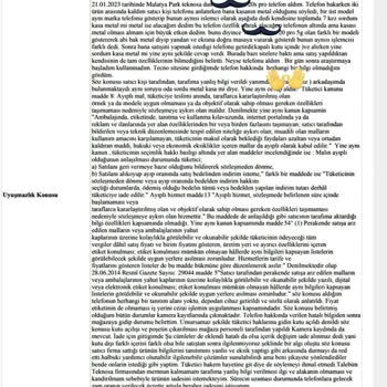Teknosa Yalan Bilgilerle Telefon Satışı