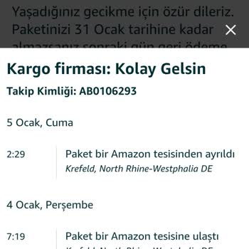 Amazon Uluslararası Siparişte Yaşanan Kargo Sorunu