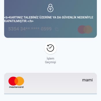 Paycell Kartım Güvenlik Nedenleri Yüzenden Kapandı Geri Açılsın Lütfen