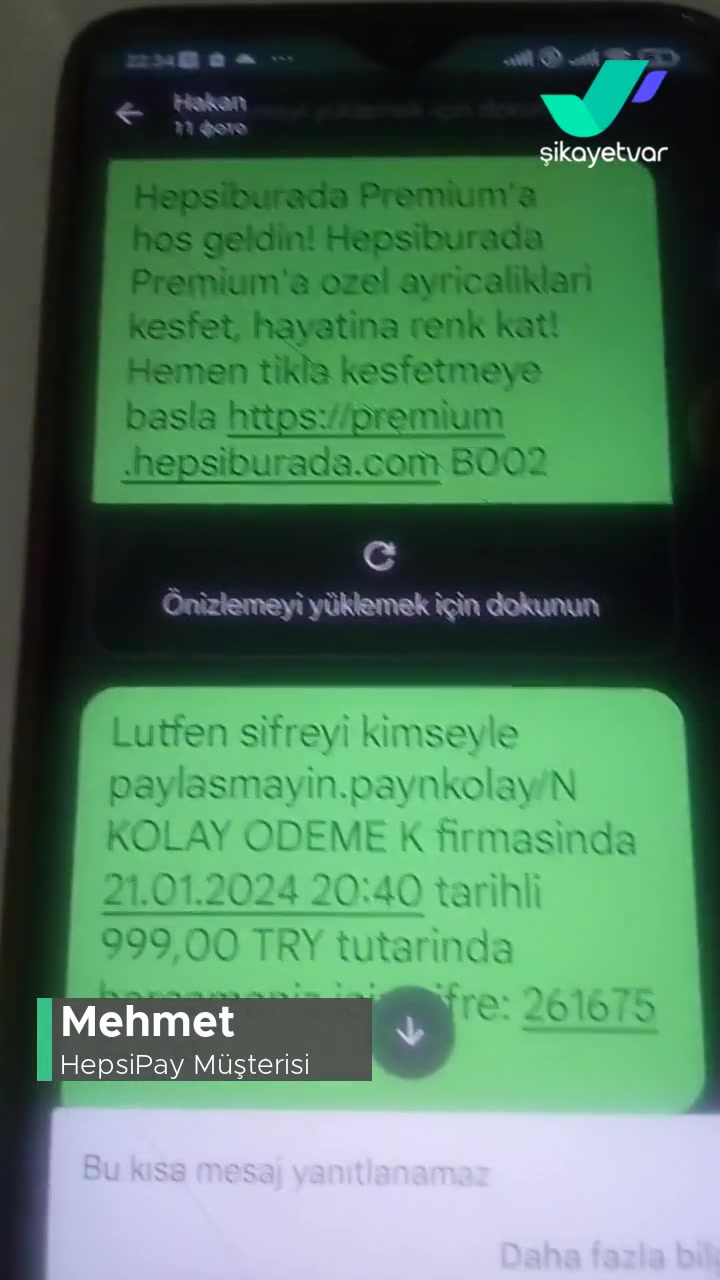 Hepsipay Onaysız Para Çekilmiş! videonun kapak resmi