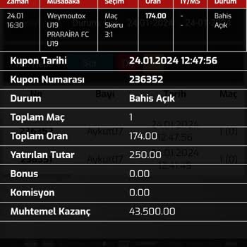 Replay Kazancımı Çekemiyorum