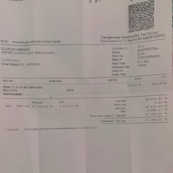 Vatan Bilgisayar İPhone 12 Garanti Cihazımı Parasını Ödedim Servis Yapmadı