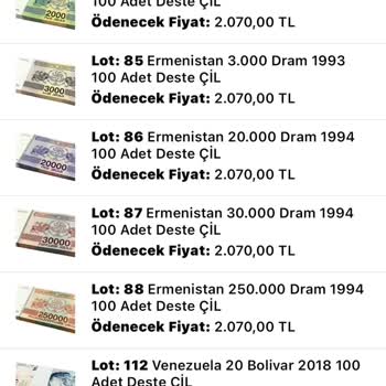 Müzayede App Mezat Uygulamasında Yanıltıcı Para Satışı