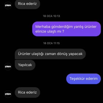 Cetinkayamoda (Instagram) Yanlış Ürün Hayal Kırıklığı