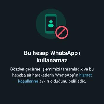 WhatsApp Hesaba Erişim Engeli