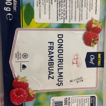 Metro Grossmarket Chef Kurtlanmış Frambuaz