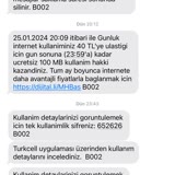 Turkcell Faturasız Hat Habersiz Aşım Ücreti!