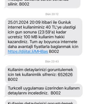 Turkcell Faturasız Hat Habersiz Aşım Ücreti!
