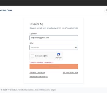 Vsf Global Zorunlu Alan Boş Bırakılamaz Hatası