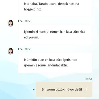 Tarabete Yatırım Ve Güven Vermeyin