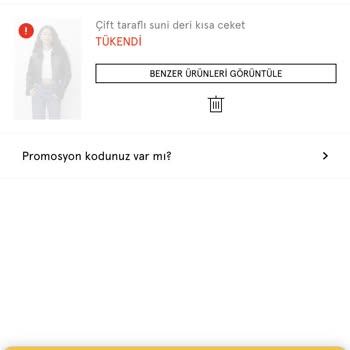 Pull And Bear Stokta Görünen Ürünler Sepete Eklenince Tükendi Yazıyor