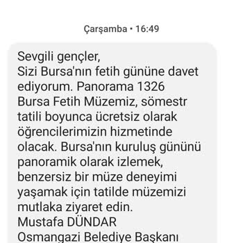 Osmangazi Belediyesi Mesajla Müşteri Çeken Belediye