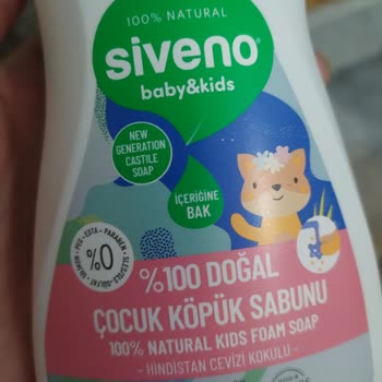Siveno Baby&kids Diye Yazdıkları Çocuk Köpük Sabunu Gözü Yakıyor!