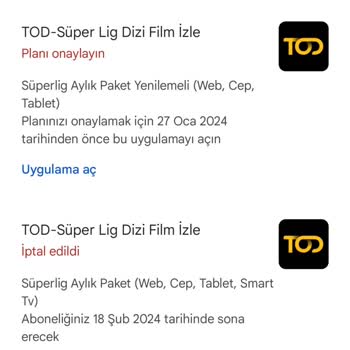 TOD Tv Üyelik Sorunu Ve Müşteri Hizmetleri İletişim Problemleri
