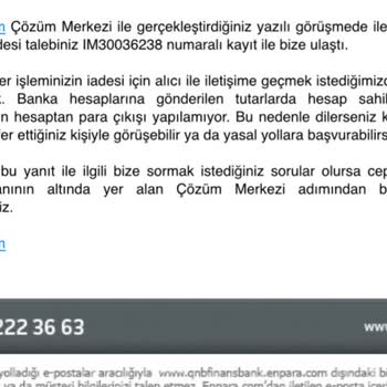 BahseGel Hesabıma Param Geçmedi