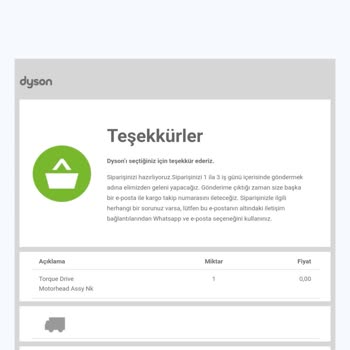 Dyson Süpürgemin Geri İadesi