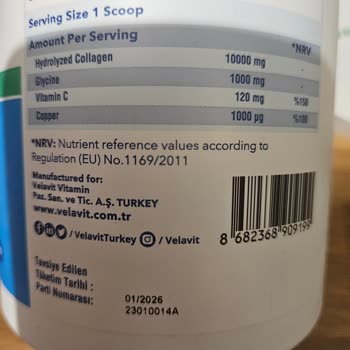 Velavit Kolajen Bozulmuş Ya Da Sahte Ürün