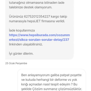 Hepsiburada Ve Torima Mağazası Sorumsuzluğu
