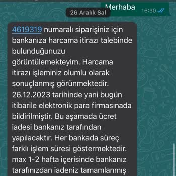 Lidio Dan Ücret İadesi Bekliyorum.