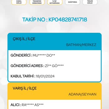 PTT Kargo Kargo Teslimatı Yapılmadı
