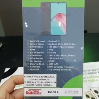 Reeder S19 Max Pro S Zoom Ön Siparişle Yalan Bilgi Vererek Telefon Sattılar