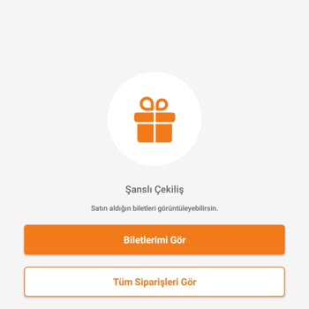Trendyol Şanslı Çekiliş Bilet Numaramı Göremiyorum