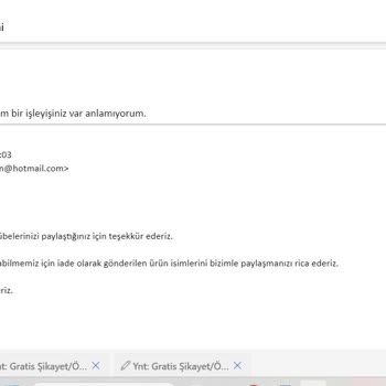 Gratis İadem Yapılmadı İade