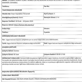 İŞKUR İlan Başvuru Yapılamıyor