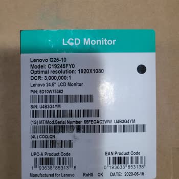 Lenovo Bilgisayar Lenovo Garantiye Gönderdiğim Monitör Sorunu.