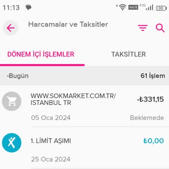 Şok Marketler Siparişim Paramı Karttan Çekti Siparişim Yok