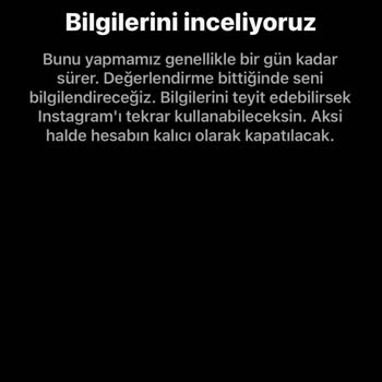 Instagram Hesabımın İncelemesi Bitmiyor!