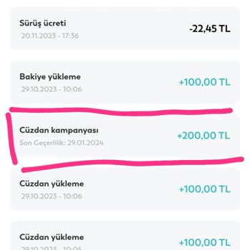 BinBin Harcamaları Kampanya Bakiyesi Yerine Asıl Paradan Alıyor