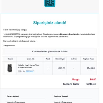 A101 Ürün İadesi Almıyor
